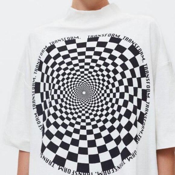 UO New Wave Mock Neck Tee NWT M - Picture 6 of 6